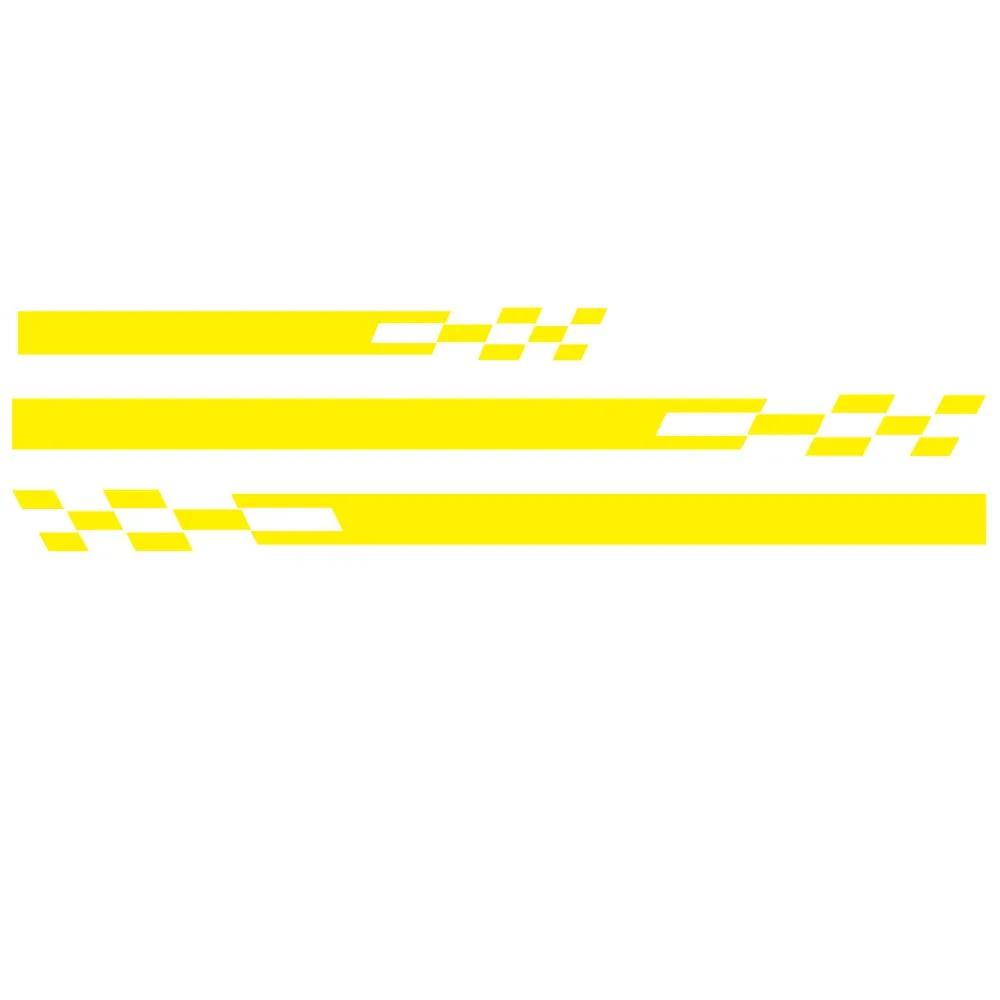 Fashion Racing Stripes Car Stickers Decoration for Skoda Fabia Karoq Citigo Visions SuperB The Yeti Octavia Vinyl Sticker