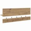Wall Mounted Nightstand Artisan Oak 90 x 15 x 36 cm