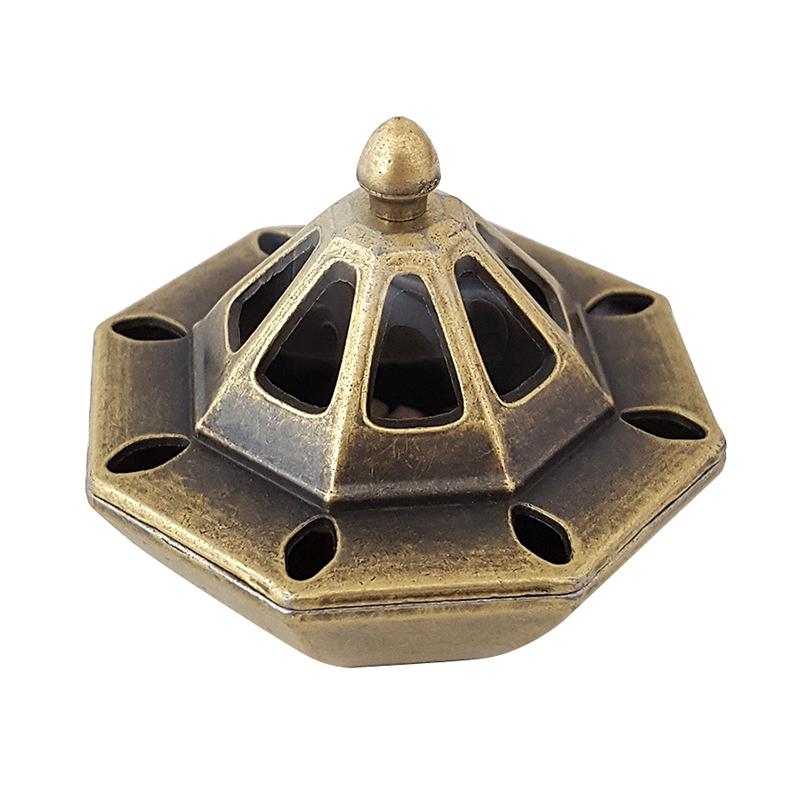 New New Alloy Incense Burner Hollow Out Four Legged Stick Holder Mini Sandalwood Censer Home Decoration