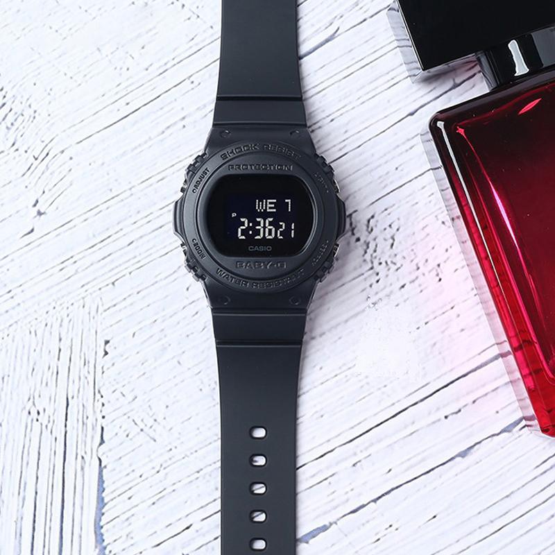 Casio BABY-G Series Classic Series 90s Retro Trend Classic Small Round Watch LCD Display Sports Waterproof Quartz Movement Japanese and BGD-570-1PR