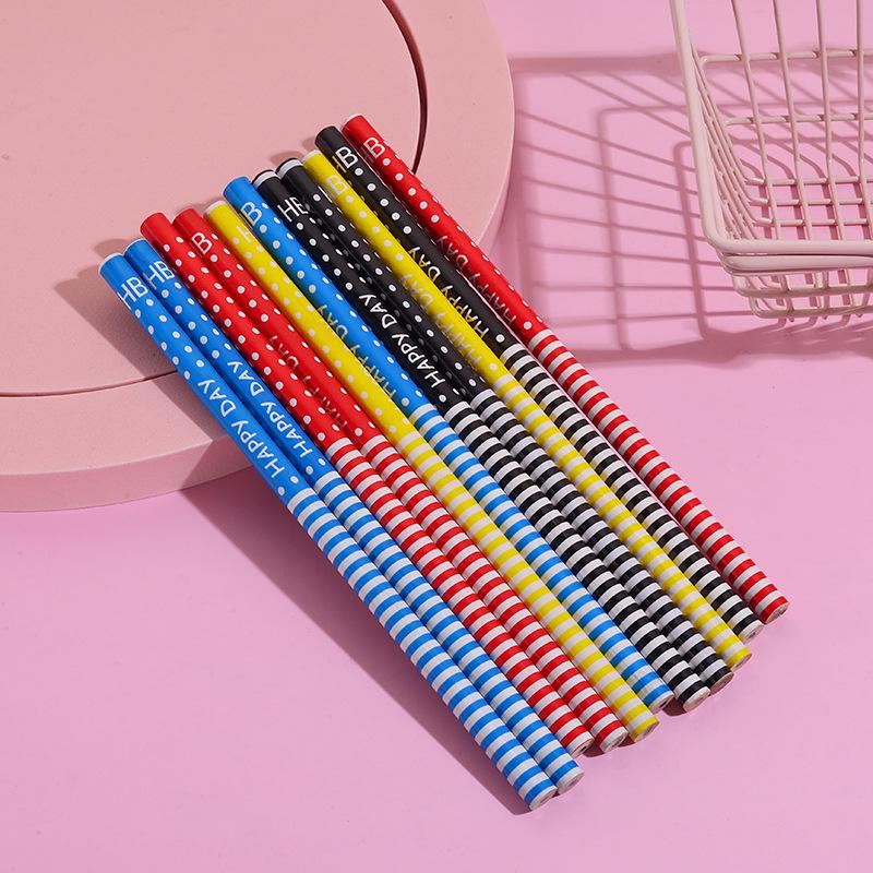 Cartoon Natural Wood Doodle Pencils for Kids – Ideal Gifts and School Stationery for Children