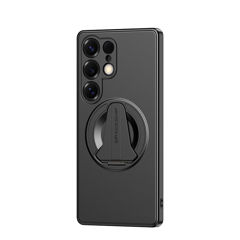 Applicable to Samsung S26Ultra spacecraft magnetic mobile phone case S25Ultra invisible bracket S25 anti-drop protective case