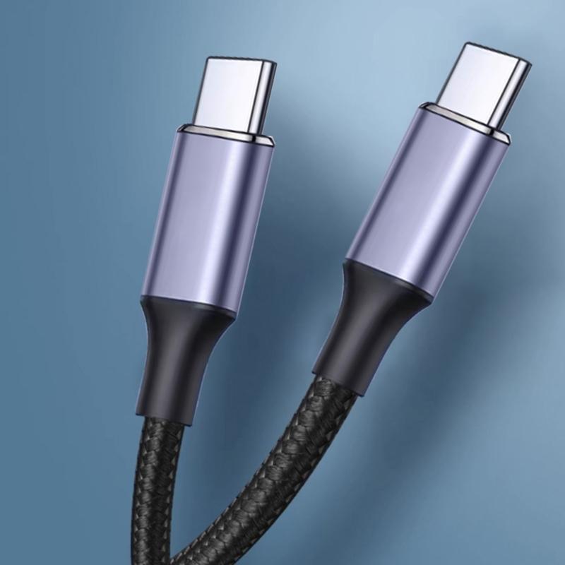 100W USB C to USB C Charging Cable Type C Charging Cable Fast Charging Cable Data Transfer 480Mbps for Phone Tablet