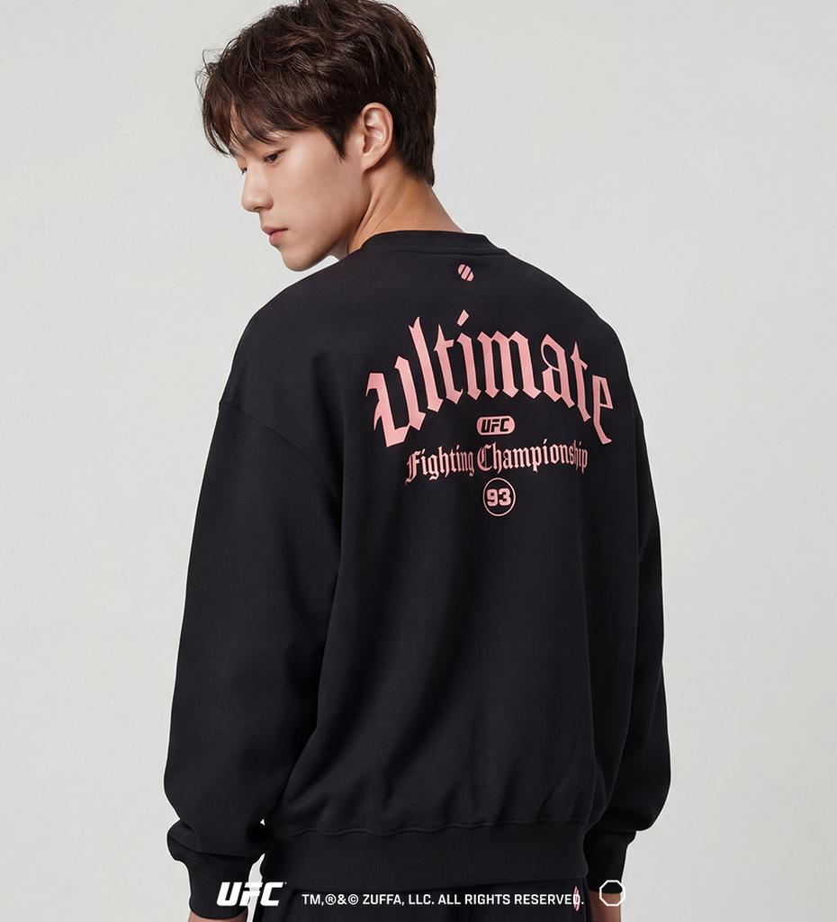 UFC SPORT Ufc Gothic Mega Fit Sweatshirt Black U2Swx1104Bk