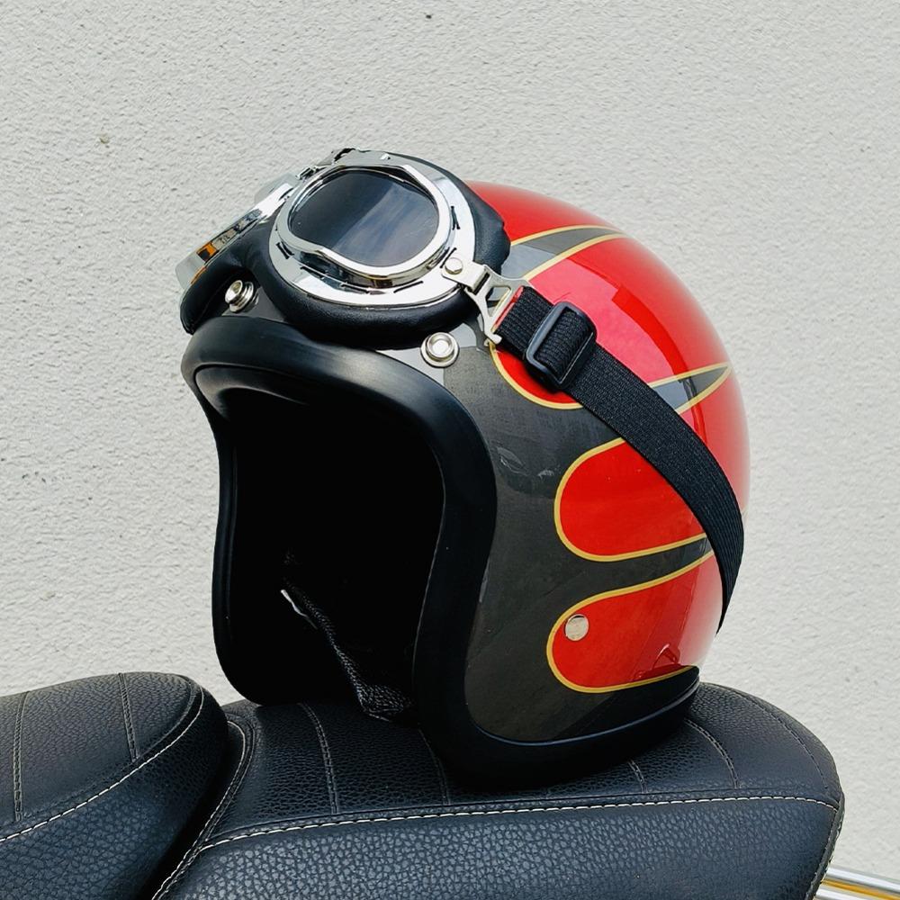 Helmet Half Helmet Retro Helmet Fiberglass Motorcycle Helmet