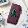 Fashion Astronaut Print Long Wallet PU Leather Multi Card Holder Portable Purse for Daily Use