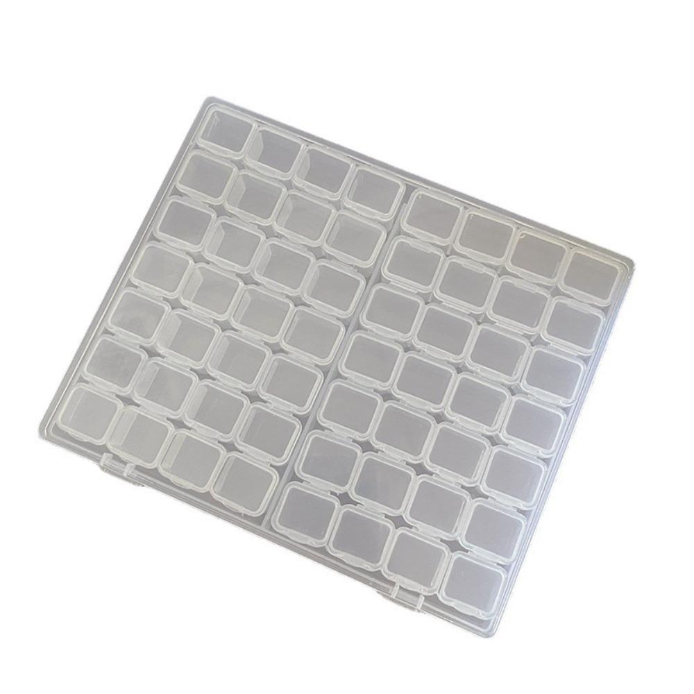 

Органайзер на 56 ячеек Пластиковый контейнер для хранения Настольный органайзер Новые регулируемые органайзеры Ожерелье