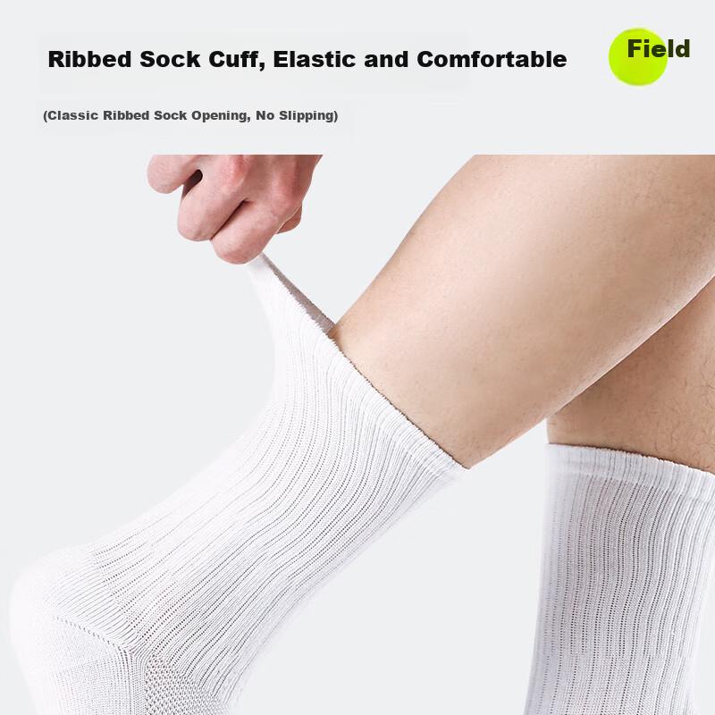 KELME Sports Socks [6 Pairs] Long Socks Spring Summer Basketball Badminton Running Sweat-Absorbing Odor-Resistant Casual Socks