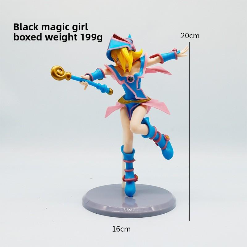 

Black Magician Girl Game King Cartoon Character Model Ornament For Anime Memorabilia And Desk Decor Dark Magician