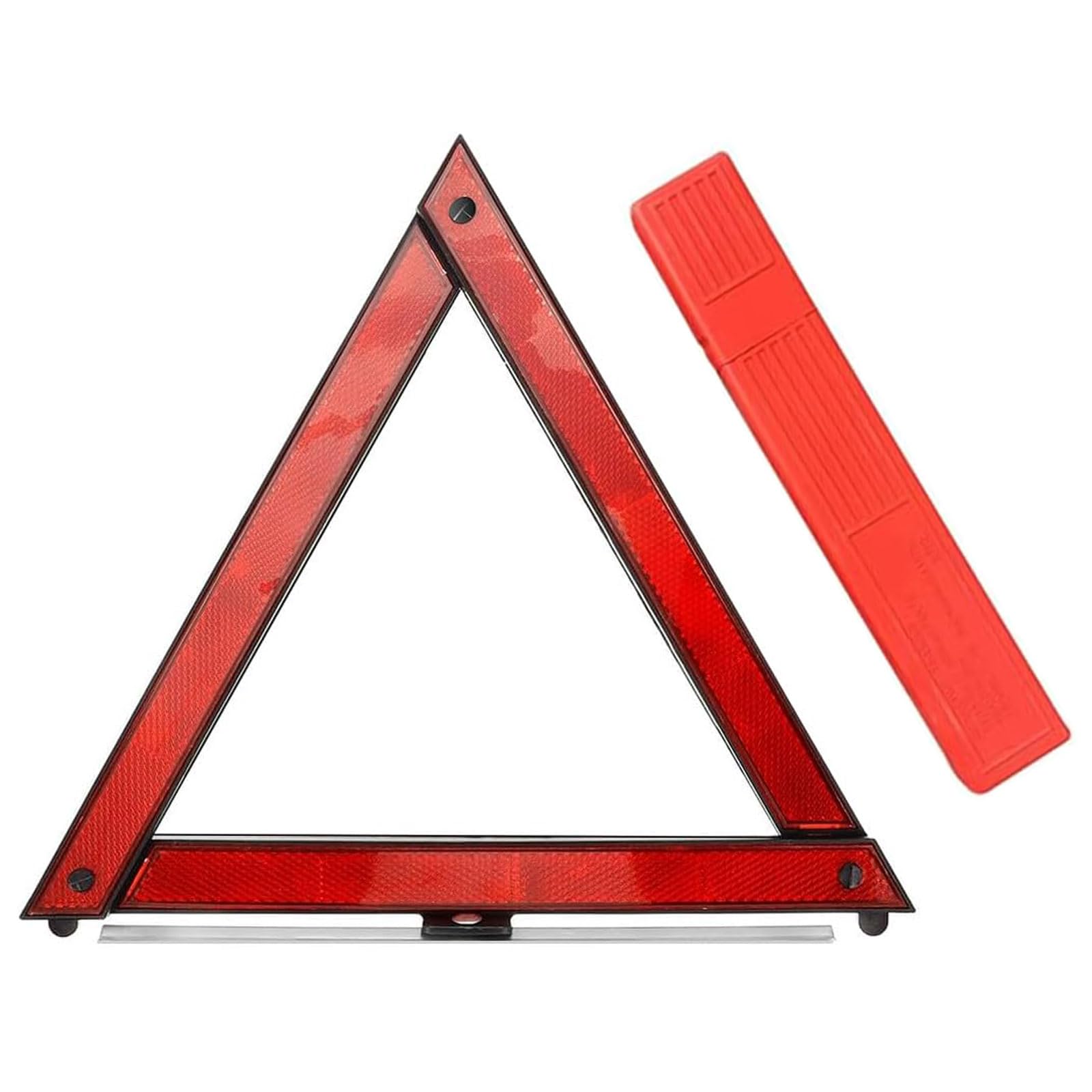 

TOUFEIYUAN Triangular Stop Indicator, Foldable, Triangle Stop Plate, Includes Dedicated Storage Case (Red, 1