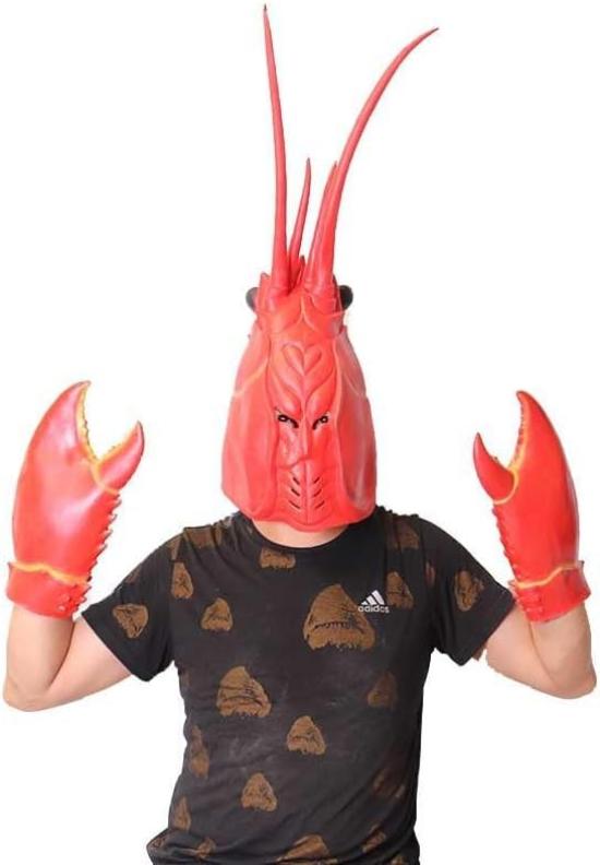 ITODA Crab Gloves, Lobster Claw Gloves, Crab Pliers Gloves, Latex Crab Claw Gloves, Monster Cosplay, Funny Gloves, Events, Parties, Stage, Crab