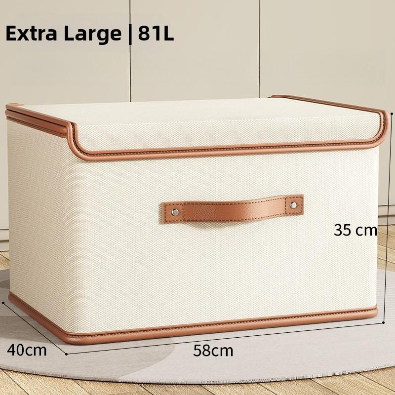 Oxford Storage Box Clothes Organizer Box Clamshell Lid