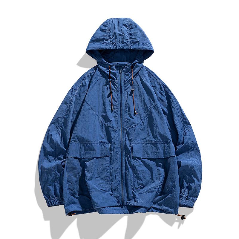 

«Модные мужские куртки с капюшоном — стильная повседневная рабочая одежда на весну, осень и зиму 2024 года» Large аква голубой