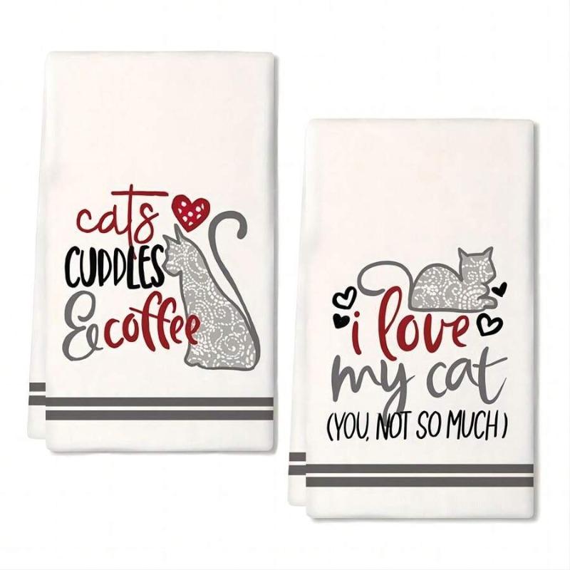 2 PIEZAS paños de cocina, juegos de toallas, Paños de limpieza suaves súper absorbentes, decoración de cocina, artículos esenciales de cocina, artículos esenciales para el hogar, paños de limpieza