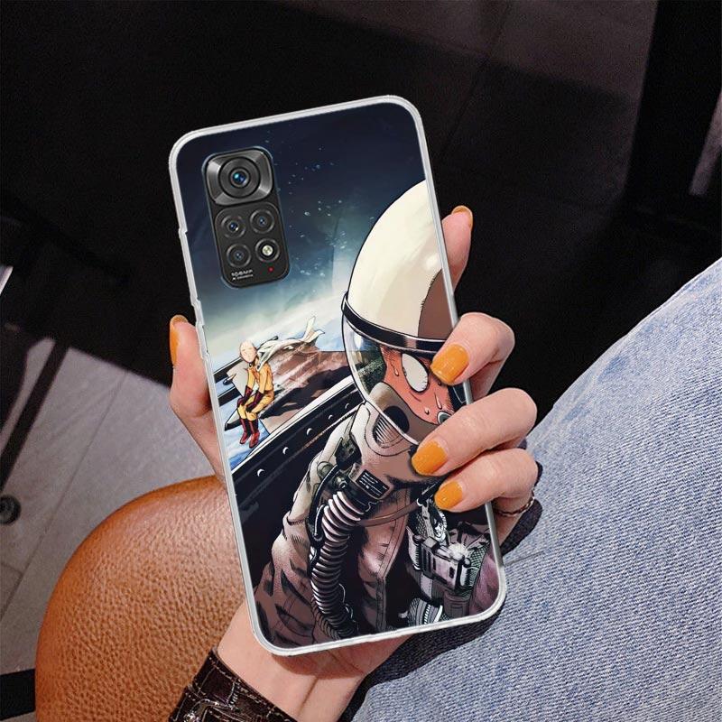One-Punch Man Anime Phone Case For Xiaomi Redmi Note 15 14 13 12S 12 11 Pro Plus 14S 11S 11E 10 10S 11T 5G Personalized Cover Re