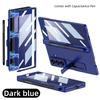 Fashion Hinge Protect Full Body Pen Slot Stand Case with Pen for Samsung Galaxy Z Fold7 With Screen Glass Film Matte Hard Cover