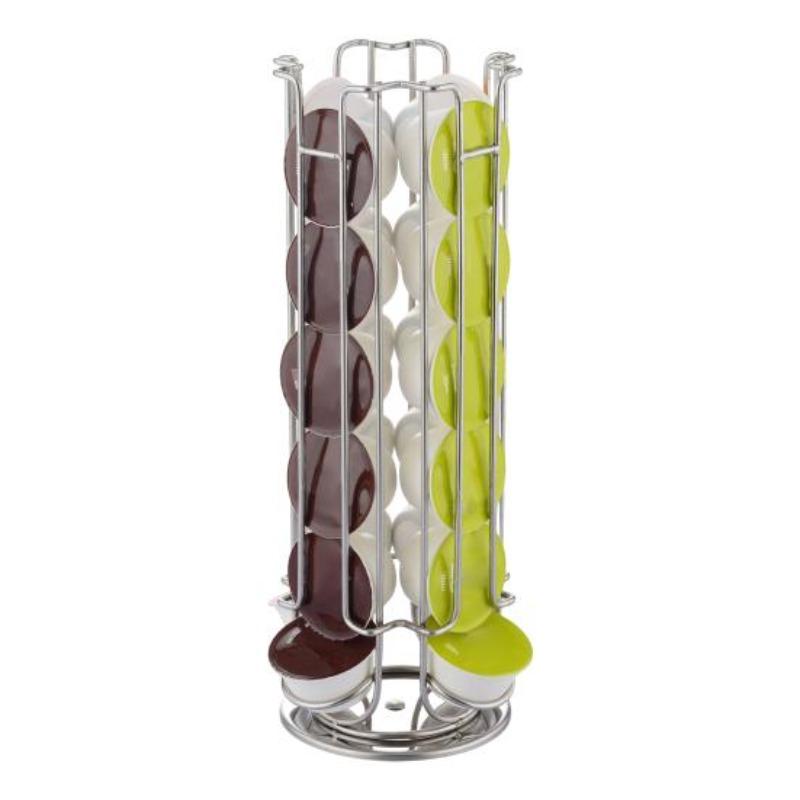 Soporte para cápsulas de café Nespresso Vertuoline, giratorio 360 grados, gran capacidad