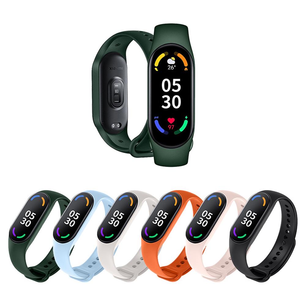Convient pour Xiaomi Mi Band 7 bracelet de montre Smart Mi 7 bande couleur TPU bracelet de montre sport remplacement