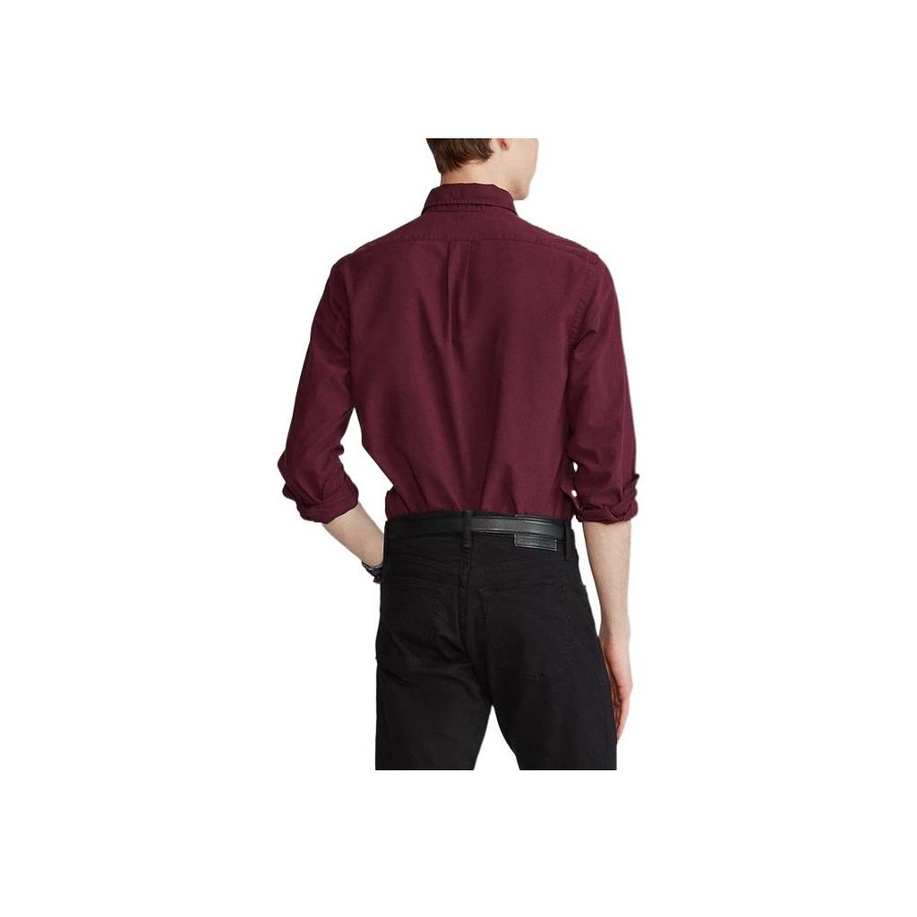 Polo Ralph Lauren Pánská košile s dlouhým rukávem s výšivkou loga MNPOWOV16821745-600