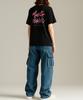 MONSTER REPUBLIC Square Logo Red T-Shirt Black_8118