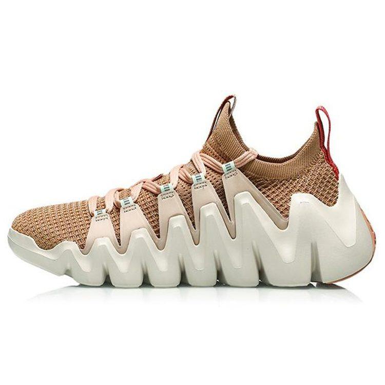 Li Ning Low Top Running Shoes Women's Deer Brown ARKR008-3