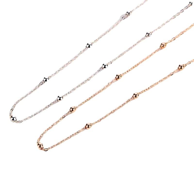 Korean Choker Internet Celebrity Temperament Ins Cold Simple Alloy Bead Necklace Female Tide Collarbone Chain Jewelry Neck Chain