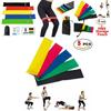 Durable Eco-friendly Latex Workout Resistance Bands Loop Set For Crossfit Yoga Fitness