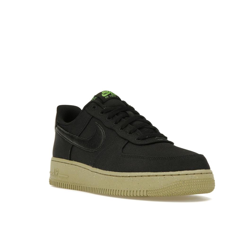 Nike Air Force 1 Low Sustainable Canvas Pack - Black Olive Men Sneakers Neutral-Olive Chlorophyll Earth FJ4160-001