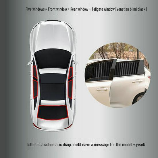 Volkswagen Tiguan L Interior Sunshade Curtain for Heat Insulation and Privacy