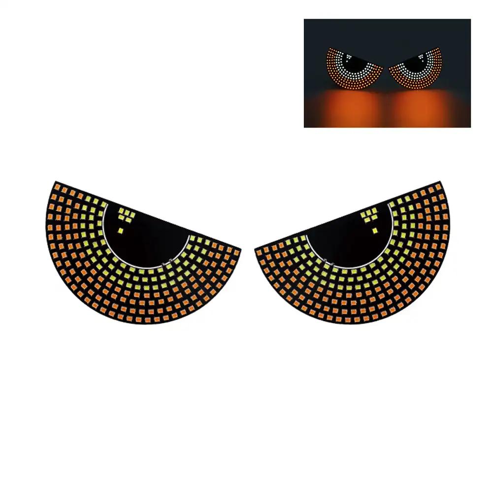 

2 шт. Автомобильный светодиодный декоративный фонарь Devil s Eye задний предупреждающий фонарь Red Devil Eye Atmosphere Light Авто аксессуары для украшения