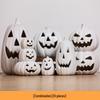 Luminous White Pumpkin Lantern: Large Halloween Decoration for Shopping Malls & Theme Events