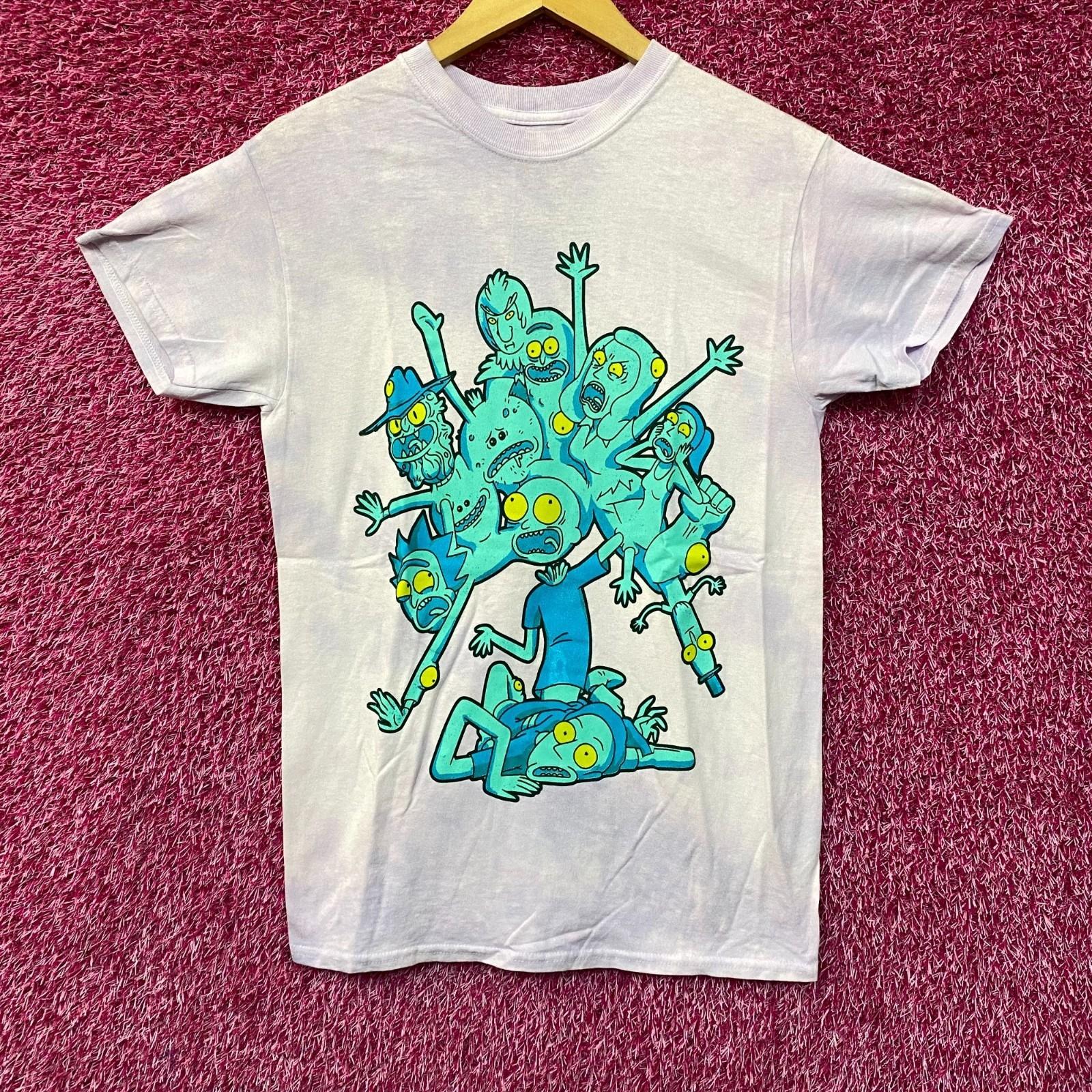 Adult Swim Rick  Morty Mutated Graphic Design T-Shirt Small S