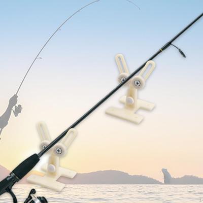 2Pcs Fishing Pole Support Stand Bracket DIY Rod Tool Portable Drying Base for