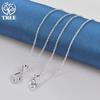 925 Sterling Silver Heart AAA Zircon Pendant Necklace Jewelry