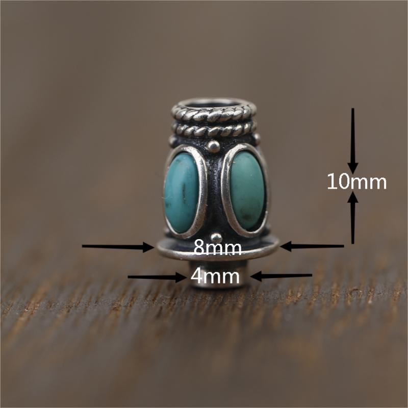 108-Bead Red Sandalwood & Passion Fruit Seed Silver Vajra Stupa Buddha Head Accessory