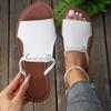 Women Slippers Anti-slip Flat Summer Sandals Trend Slip on Retro Slippers Lightweight Beach Designer Shoes 2025 New Slides Women