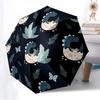 1PC Dino Eggs Automatic Folding Umbrella - Compact 8-Rib Design, Durable Plastic & Iron, Lightweight for Outdoor Daily Use, Festive Gift033