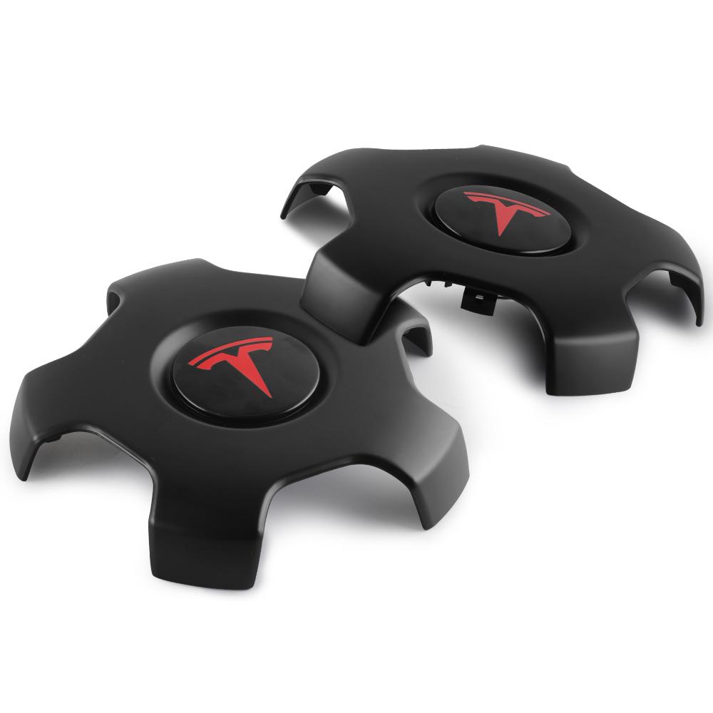 4 Stück Für Tesla Model 3 OEM 1529680-A Original-Radkappen Auto-Radnabenabdeckung Auto-Radkappen Emblem Ersatz 18-Zoll Radkappe