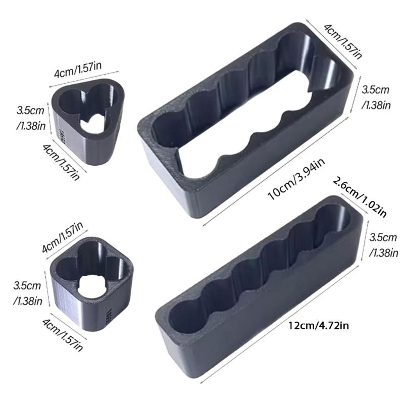 4pcs ABS Plastic 18650 Battery Holder Fixture For Professional Welding 3 4 6 10 Hole Configurations Secure Mounting Tool