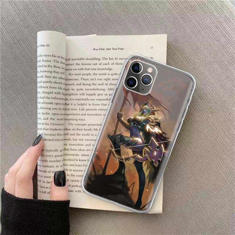 W-World Of W-Warcraft Elf Phone Case For Apple Iphone 12 13 Mini 14 15 Pro 17 Pro Max Air 11 16E 16 Plus Shell Cover C