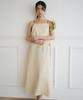 Oeoseoul Line Button-Up Dress [Butter Yellow]