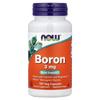 iHerb Now Foods Boron 3mg Veg Capsules, 100 Tablets