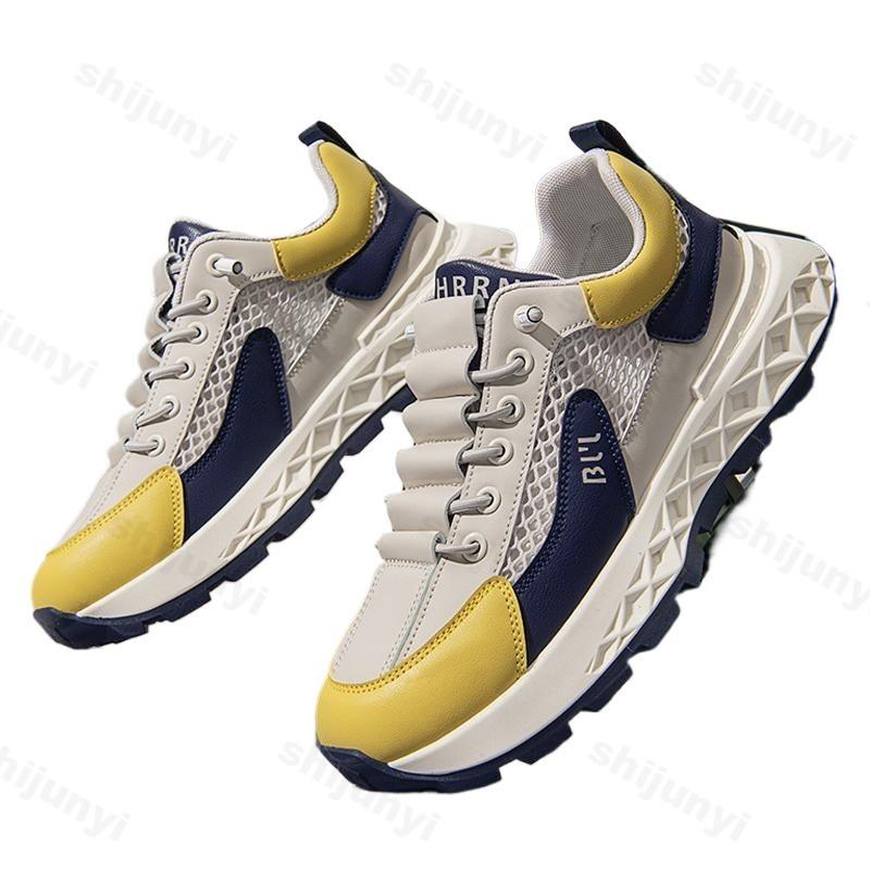 Fashion 2025 Spring New Men's Comfortable Casual Sport Shoes Fashion Thick Sole Versatile Shoes Mesh Breathable Non slip Chunky sneakers