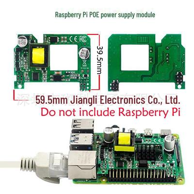 Raspberry Pi 3B+/4B Ethernet PoE Stromversorgungs-Erweiterungsplatine mit Kühlkörper, Plug & Play