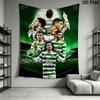 Celtic Football Club Wall Hanging Printed Fabric Blanket Decorative Tapestries for Bedroom Living Room Home Decor