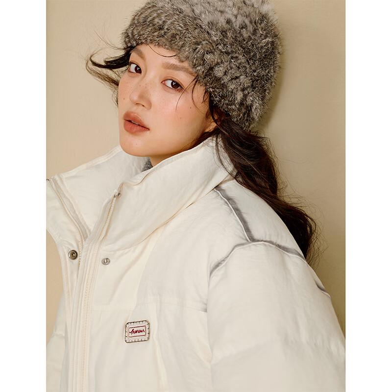 Inman Women's Casual Stand Collar Down Puffer Jacket