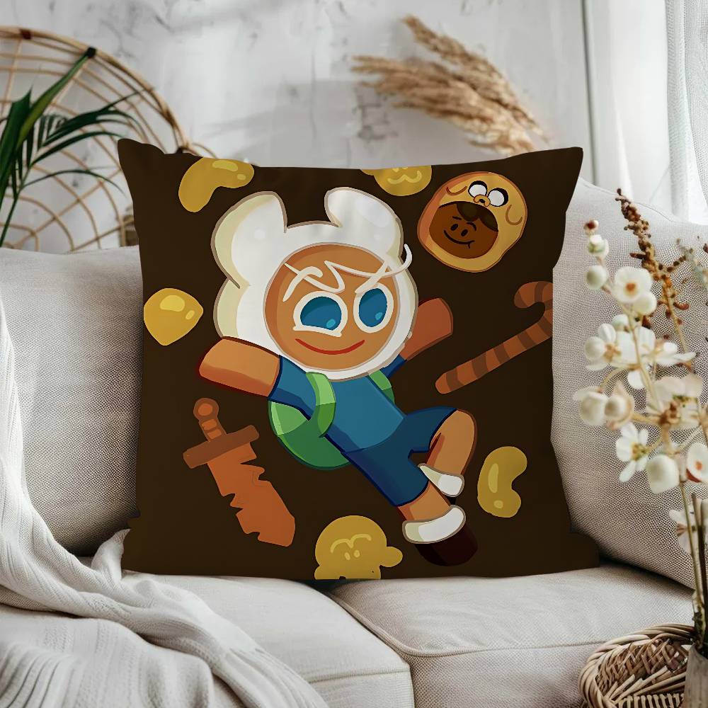 Anime Cookie Run K-Kingdom Personalized Pillow Cover Kids Bedroom Wild Party Decor Pillowcase Kid Birthday Shower Gift