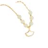 2022 Apricots Hetian Jade Shell Necklace - Ginkgo Leaf Pendant, Light Luxury for Girls' Birthdays