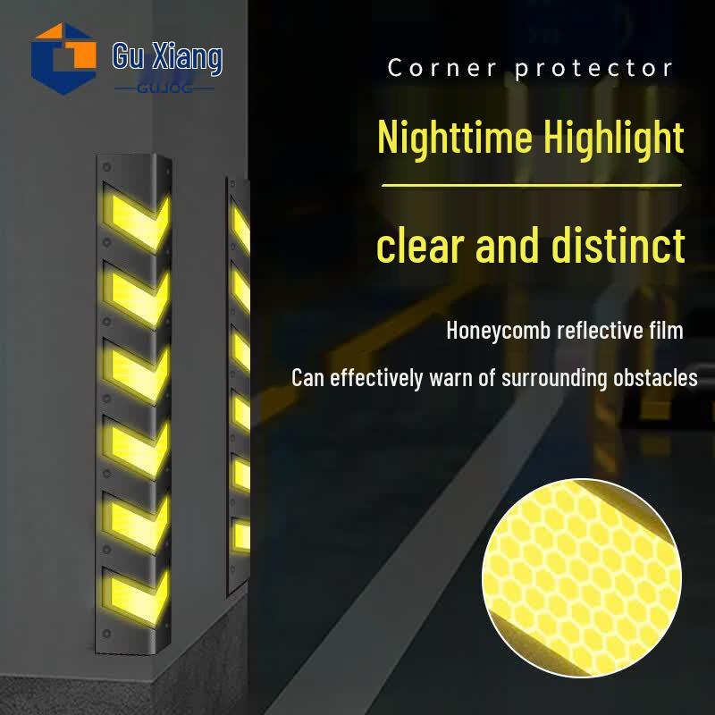 Reflective Rubber Wall Corner Protector