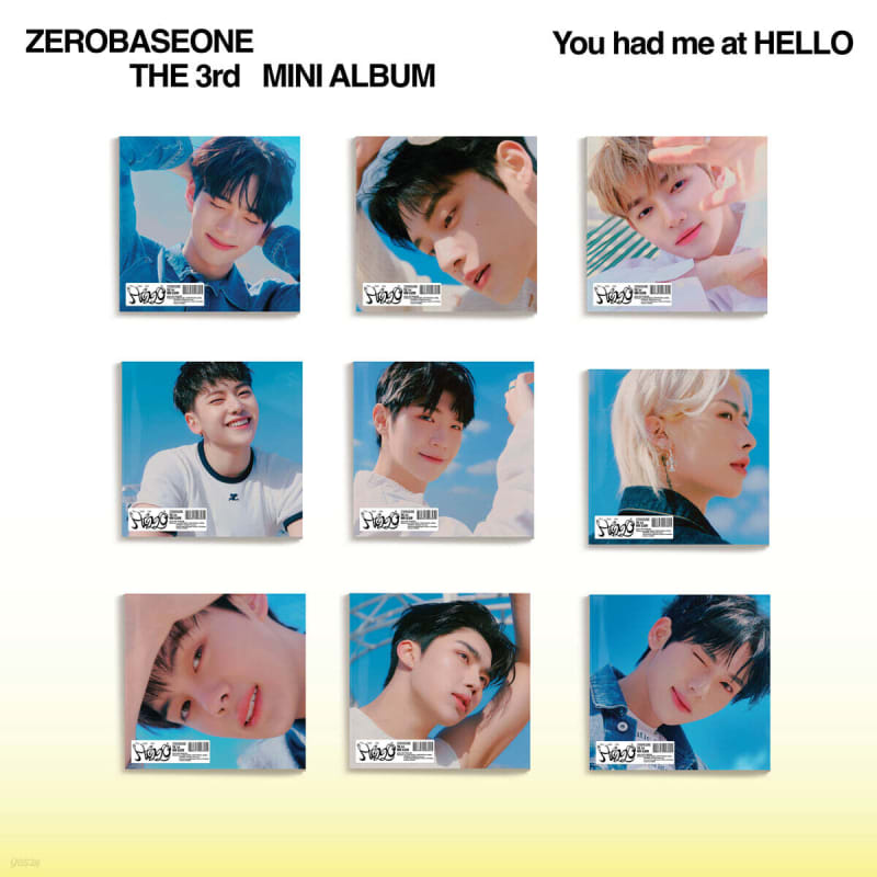 

ZEROBASEONE - 3rd Mini Album: You had me at HELLO [DIGIPACK ver.][9 types SET]